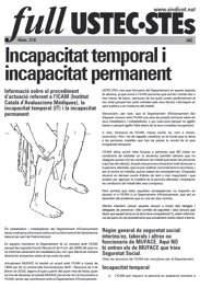 INCAPACITAT TEMPORAL I PERMANENT