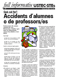 ACCIDENTS D'ALUMNES O DE PROFESSORS/ES