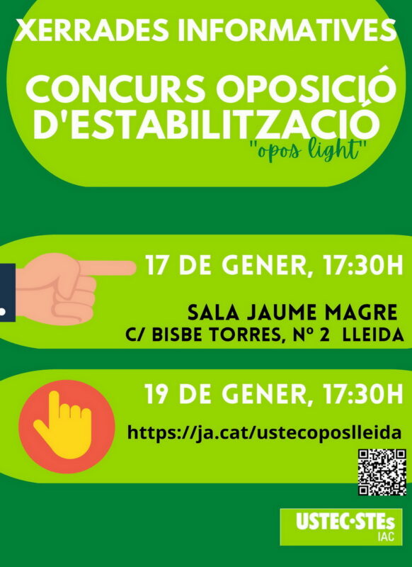 Xerrades Oposicions Lleida 2023