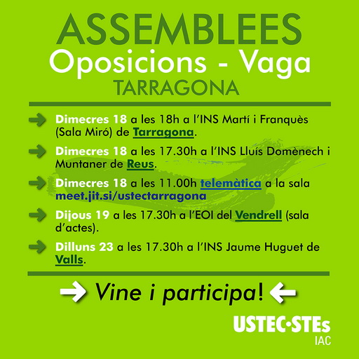 Assemblees Tarragona 2023