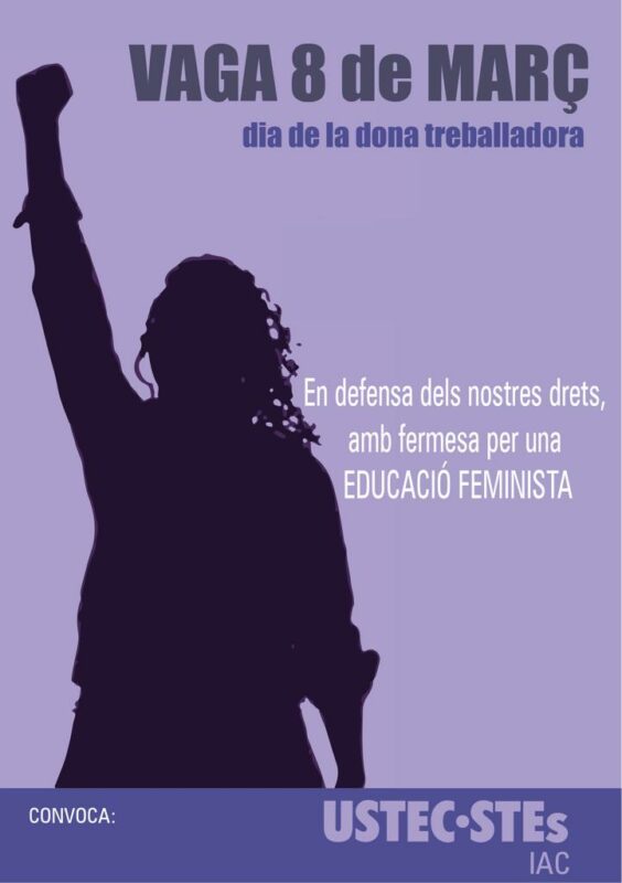 8M. Dia internacional de la dona treballadora