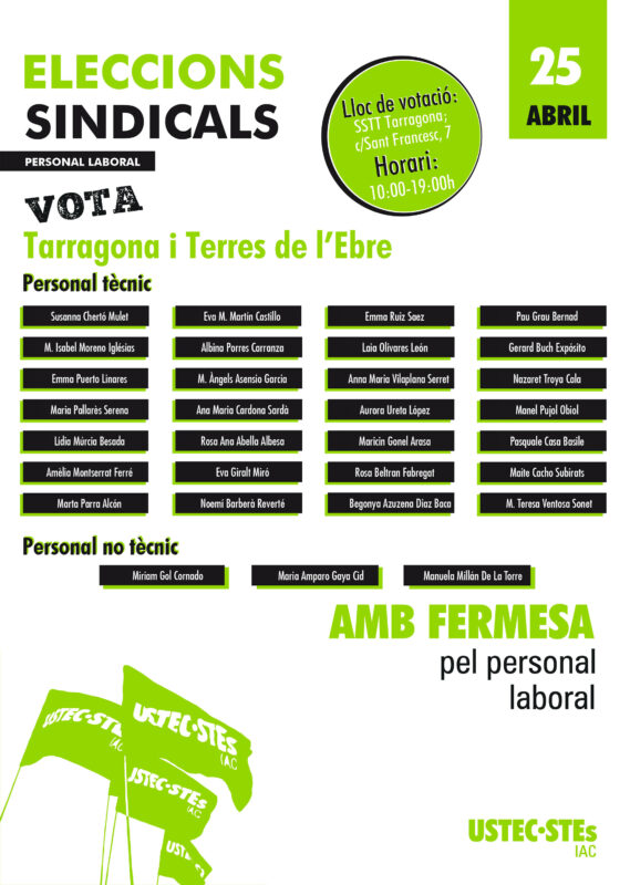 Candidatura Tarragona i Terres de l'Ebre