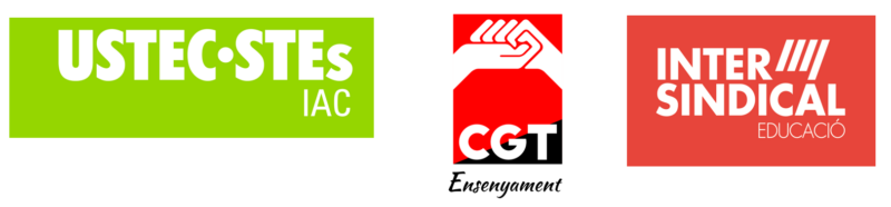 Logos sindicats 6 de setembre