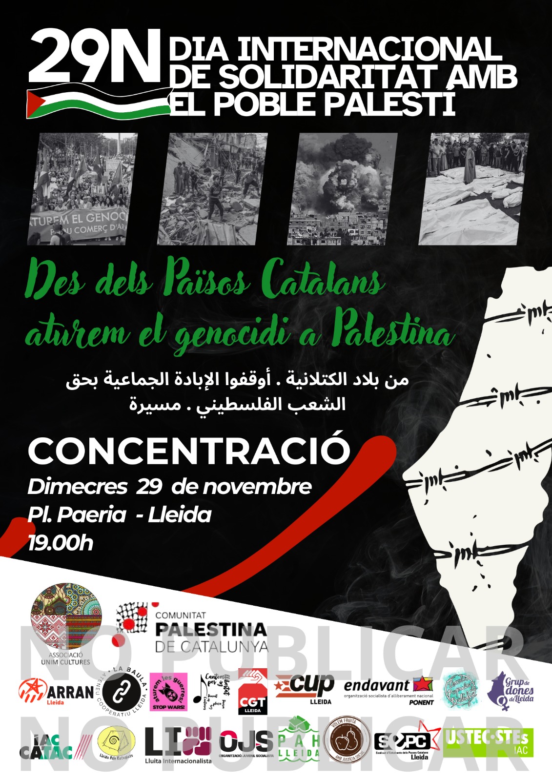 29N dia internacional amb el poble palestí
