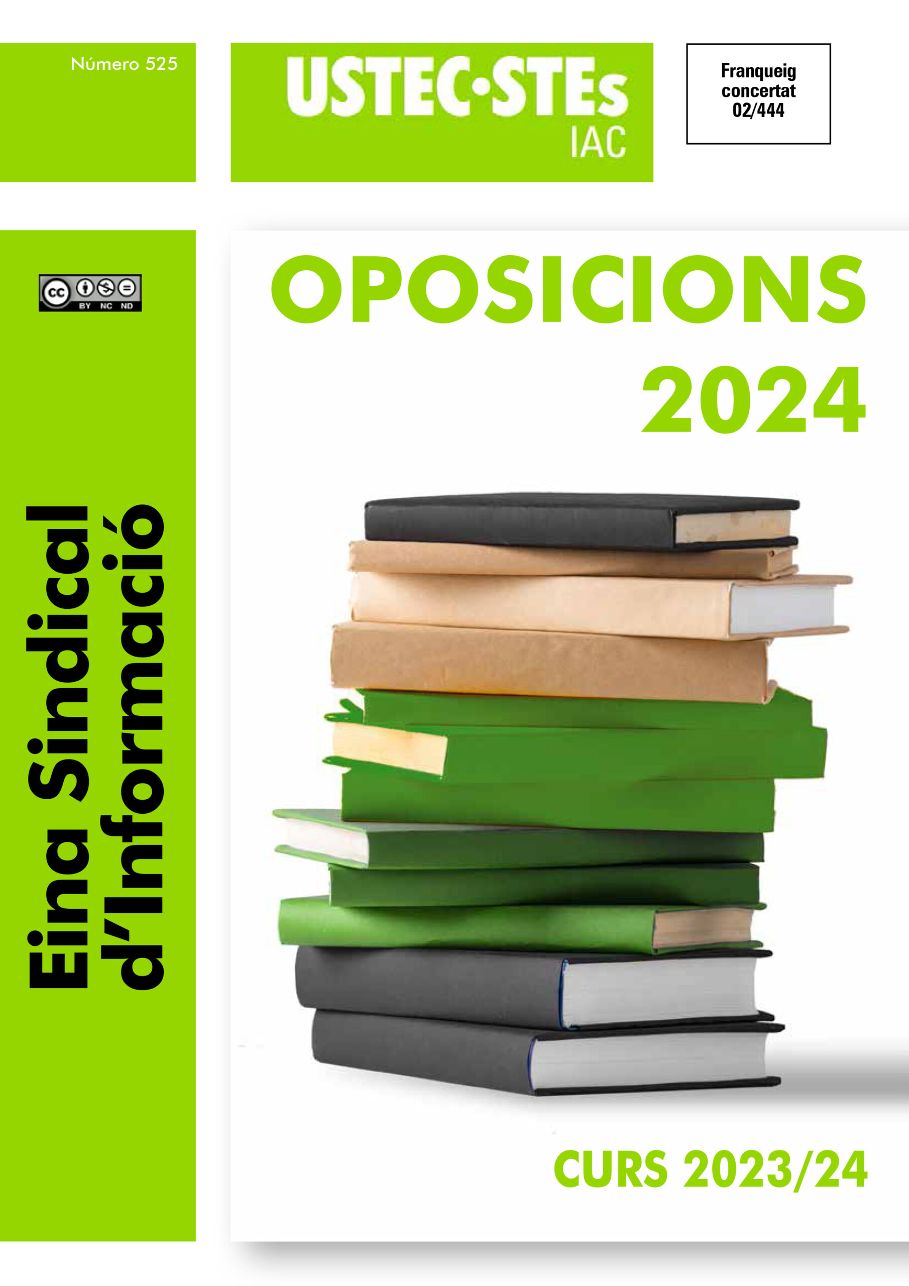 Portada Eina 525 Oposicions 2024 a 300 ppp