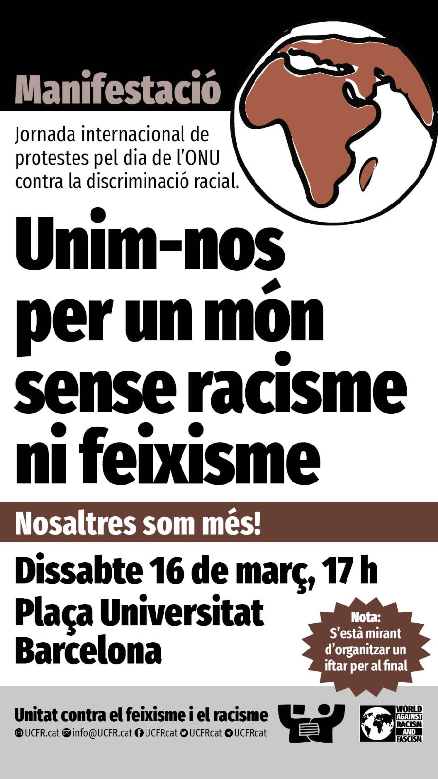 16M mani contra el racisme