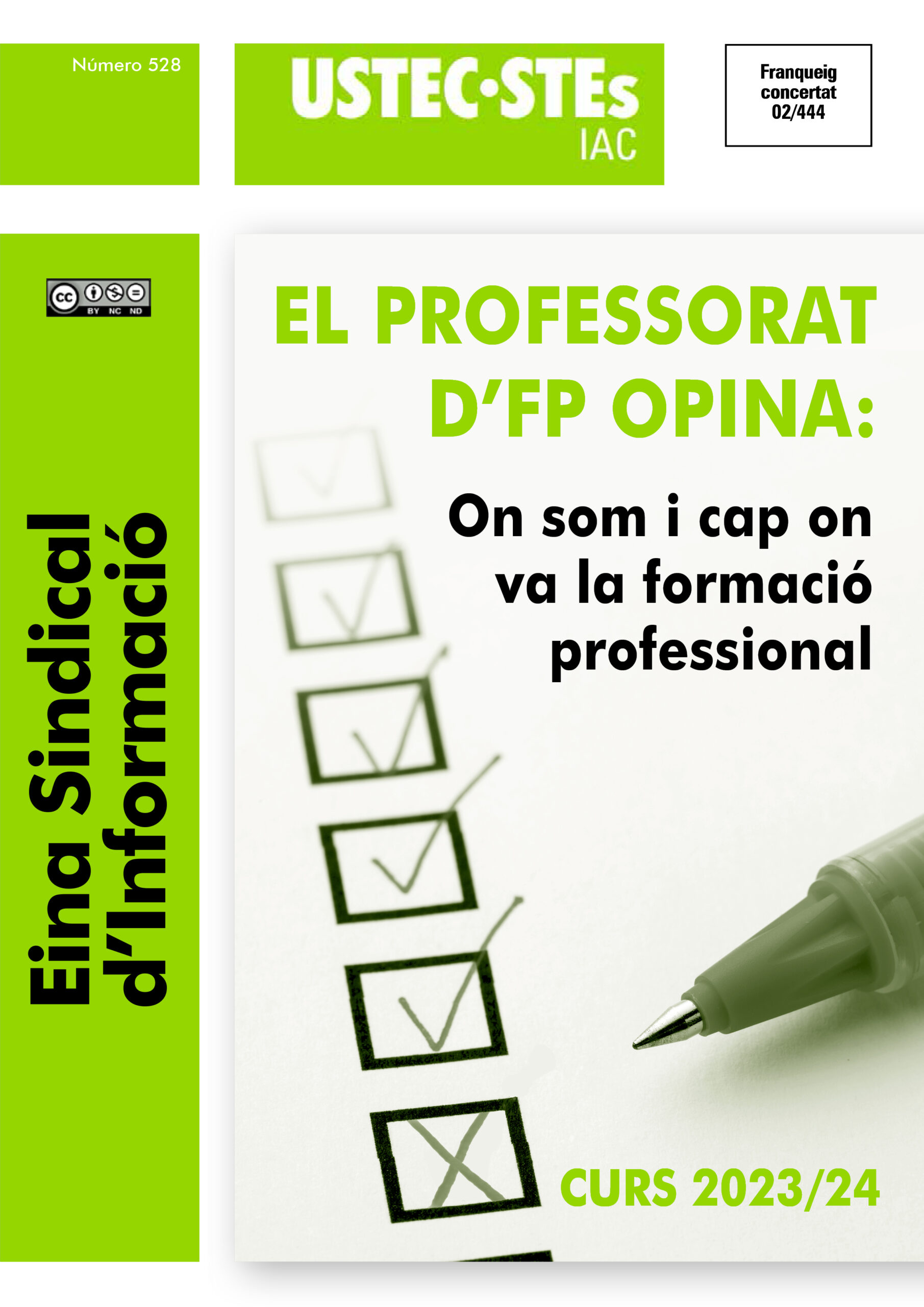 el professorat d'fp opinia. Eina 528