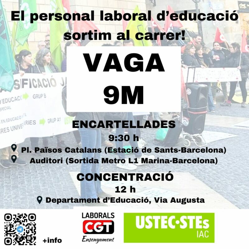 Cartell vaga 9M