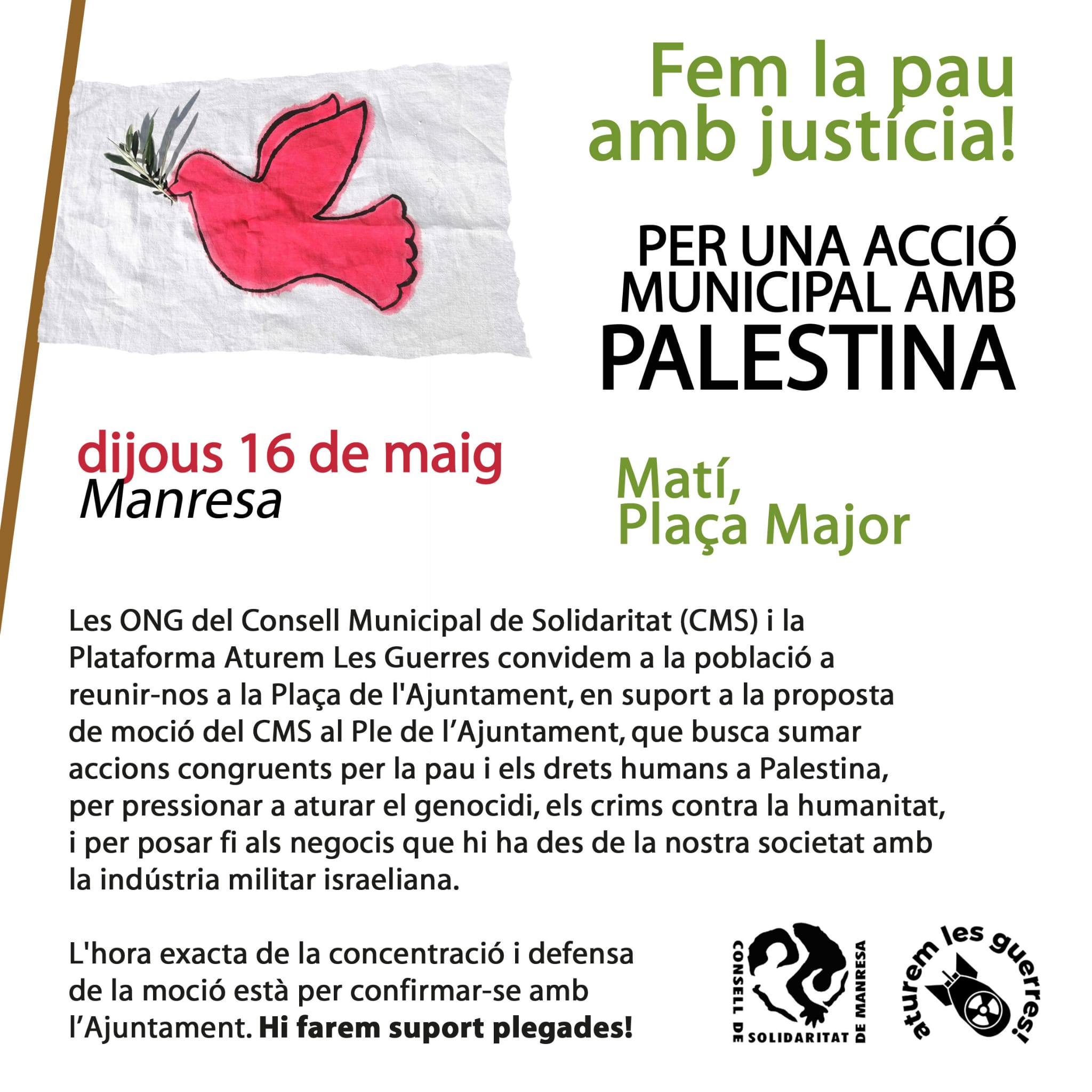 fem la pau amb justícia BCN