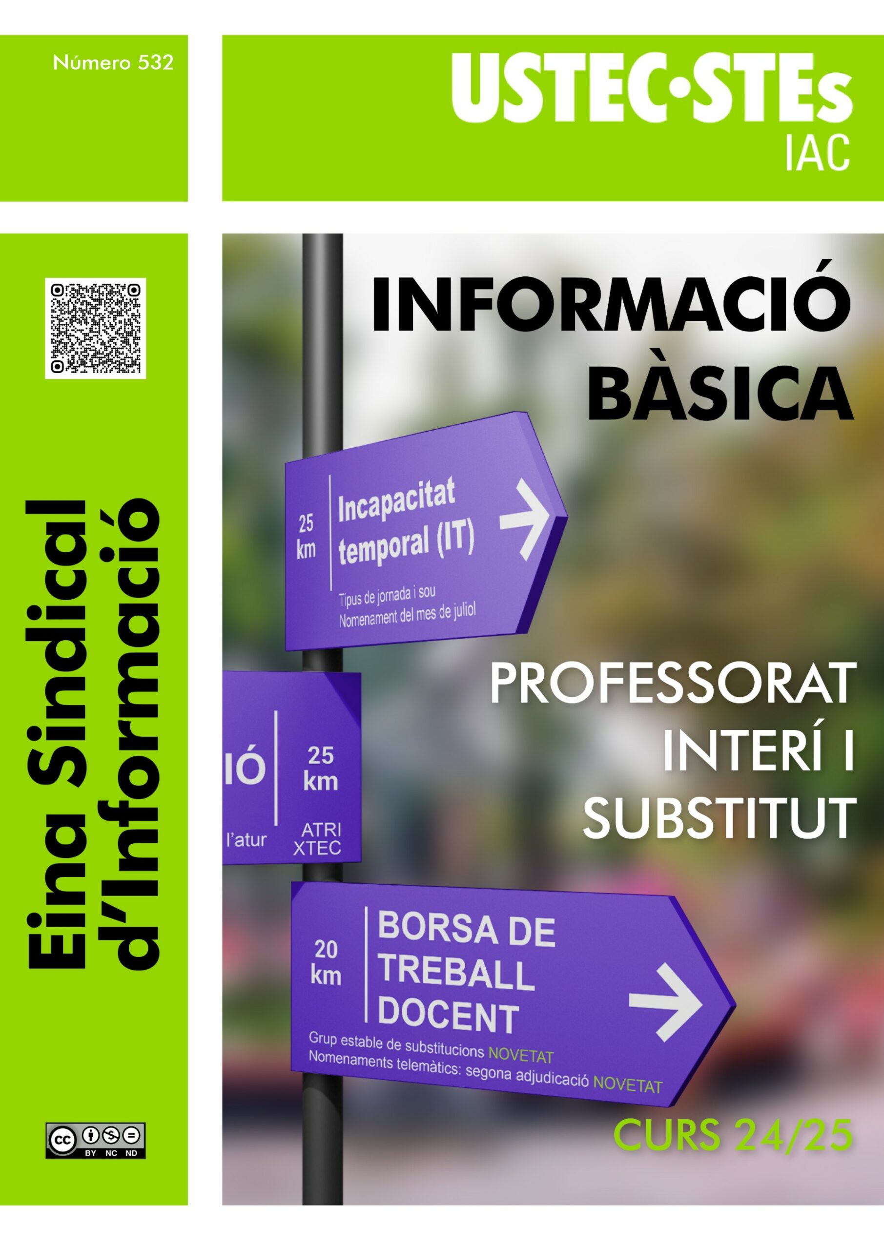 Eina 532. Professorat interí i substitut portada