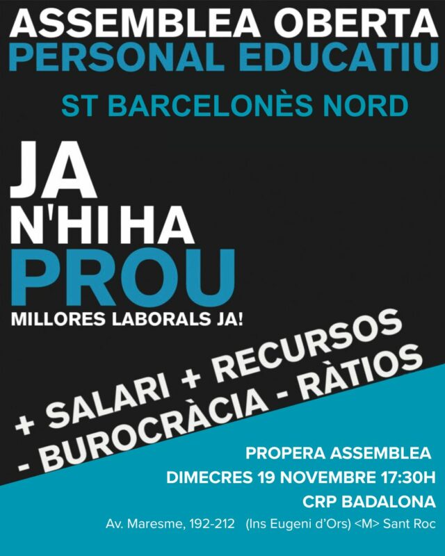 assemblea badalona 19N 2