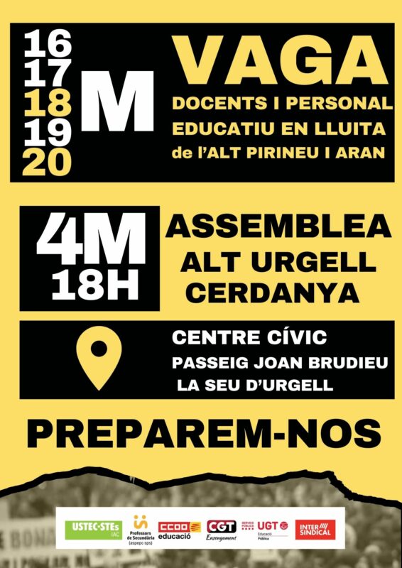 Assemblea 4M Alt Urgell Cerdanya