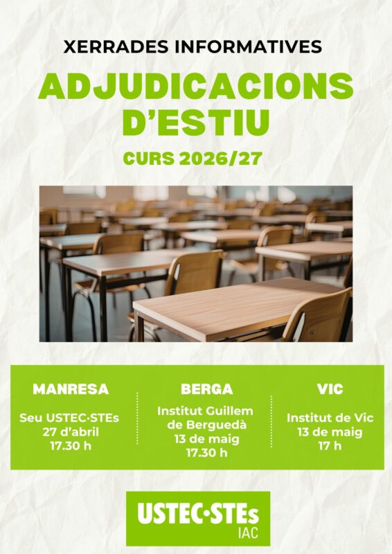 Xerrades Adj Estiu Cat Central