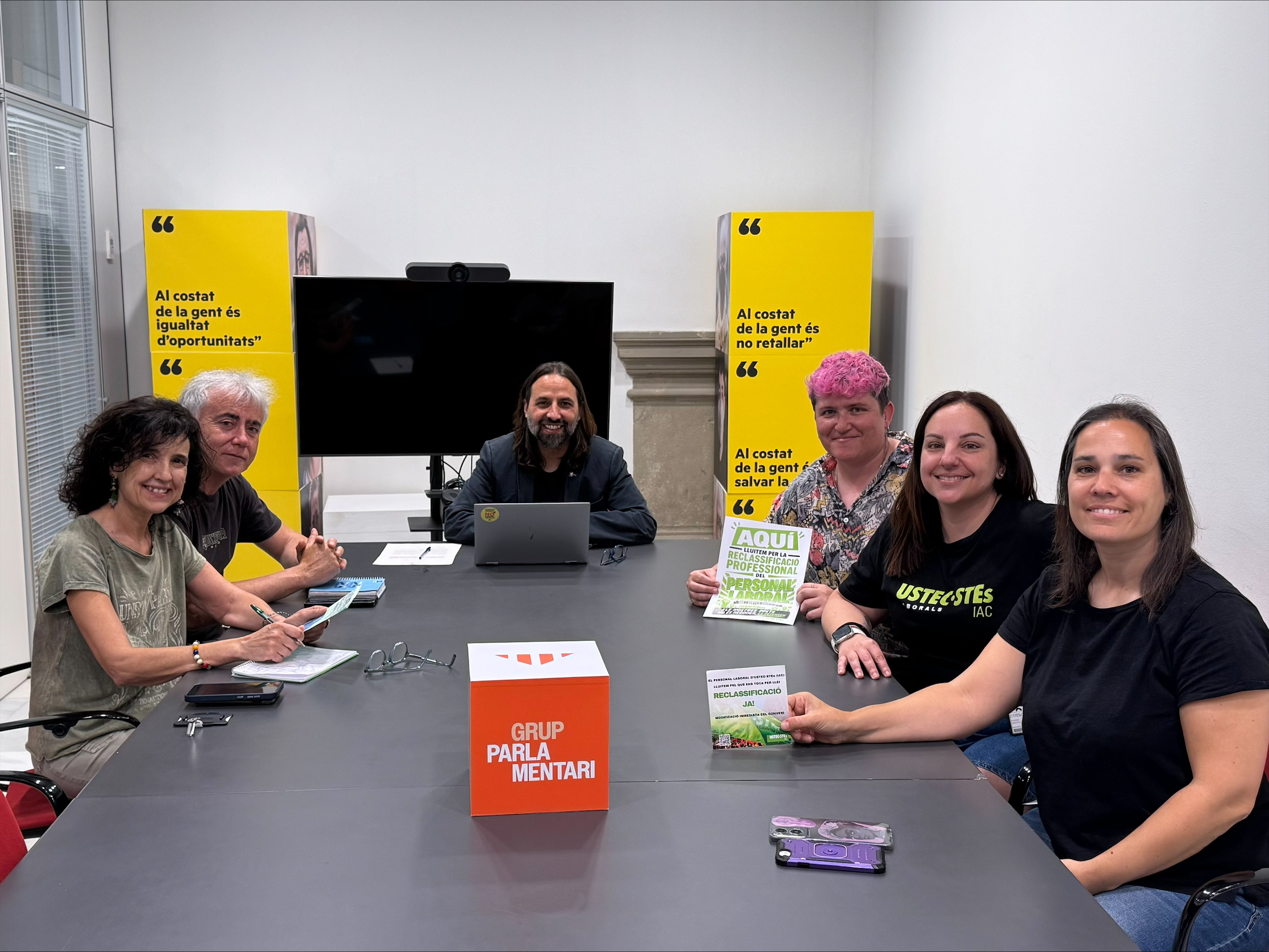 reunió ERC laborals 27 maig