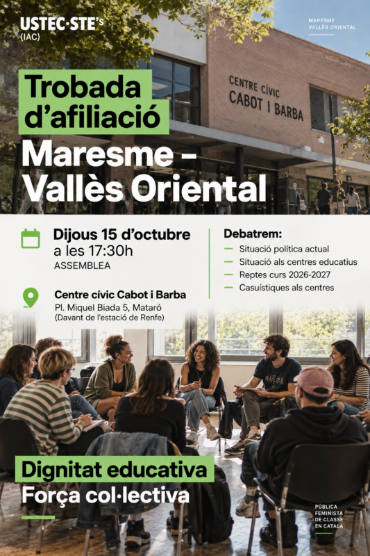cartell afiliació maresme
